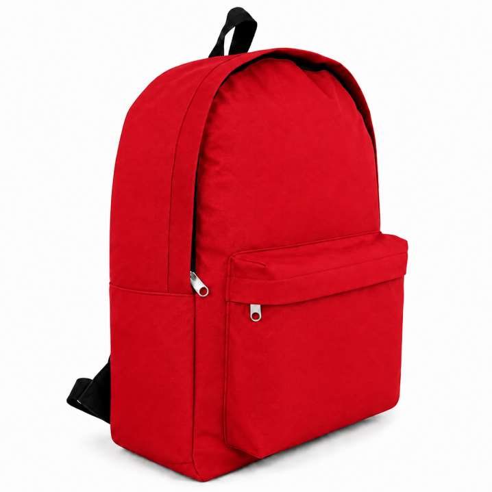 Mochila Eco color rojo – MOCHIPLUS, personalizable con logo
