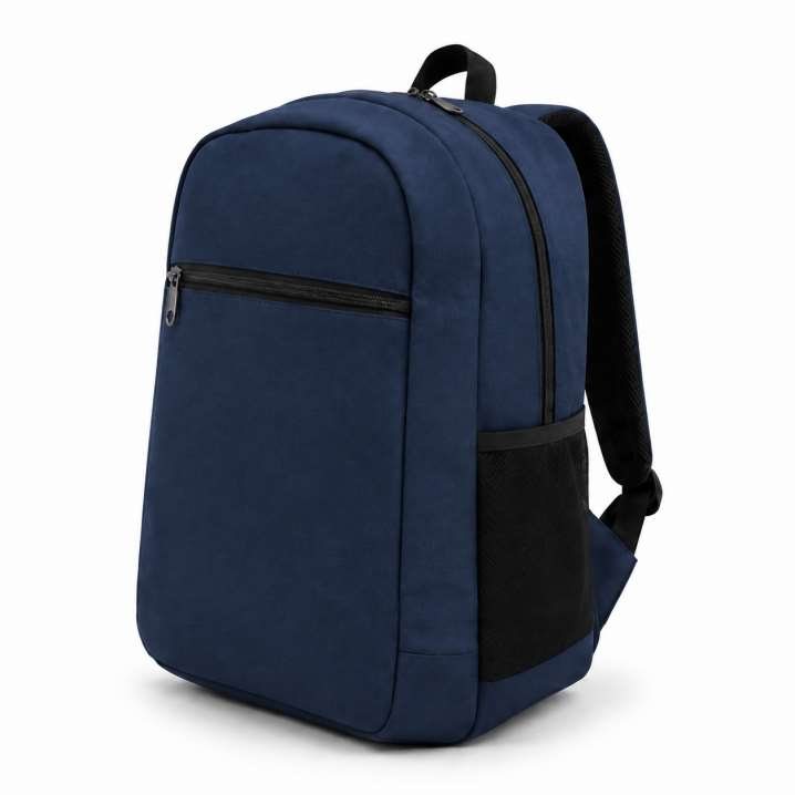 Mochila Thor color azul marino – MOCHIPLUS, personalizable con logo