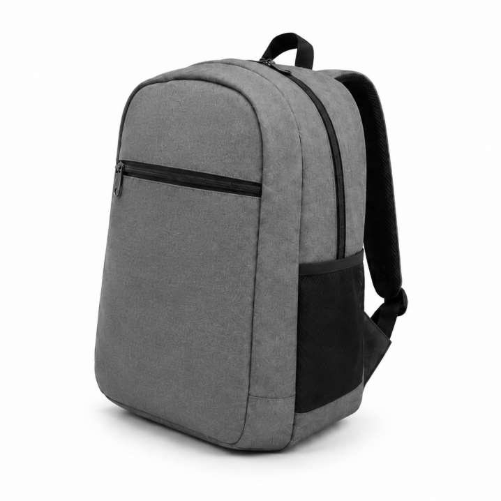 Mochila Thor color gris claro – MOCHIPLUS, personalizable con logo